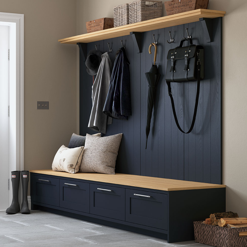 Boot room in your home hallway