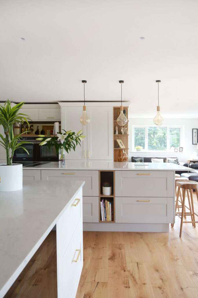 Now Kitchens Ashley Ann white shaker kitchen Helston