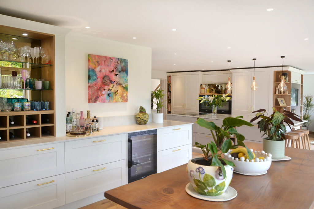 Now Kitchens Ashley Ann white shaker kitchen Helston