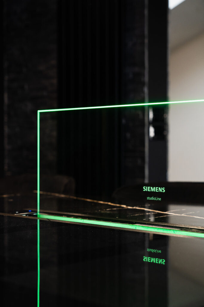 contemporary black kitchen cornwall