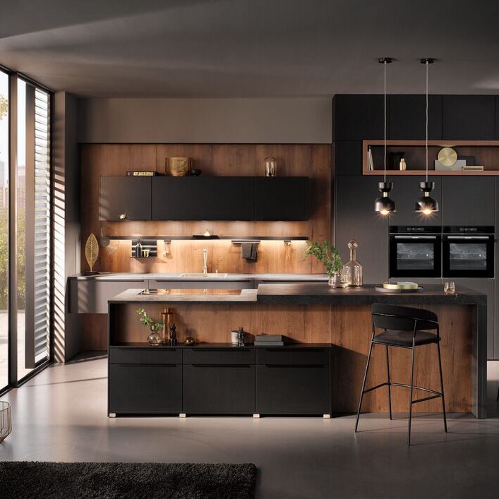 modern kitchen lighting in German kitchens range. Kitchens by design cornwall