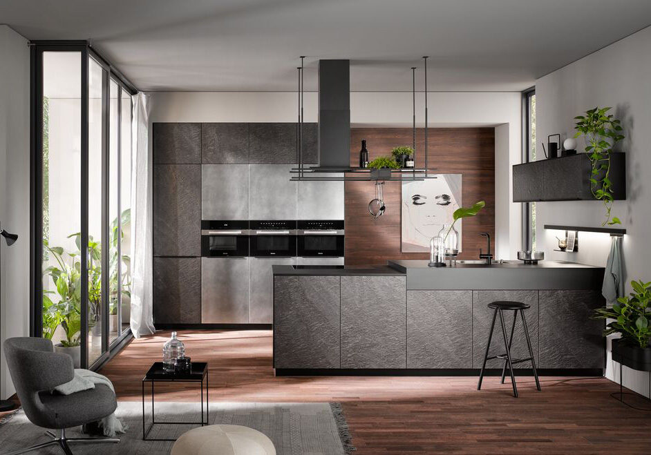 German Kitchens Hacker AV7030 Stone fronts