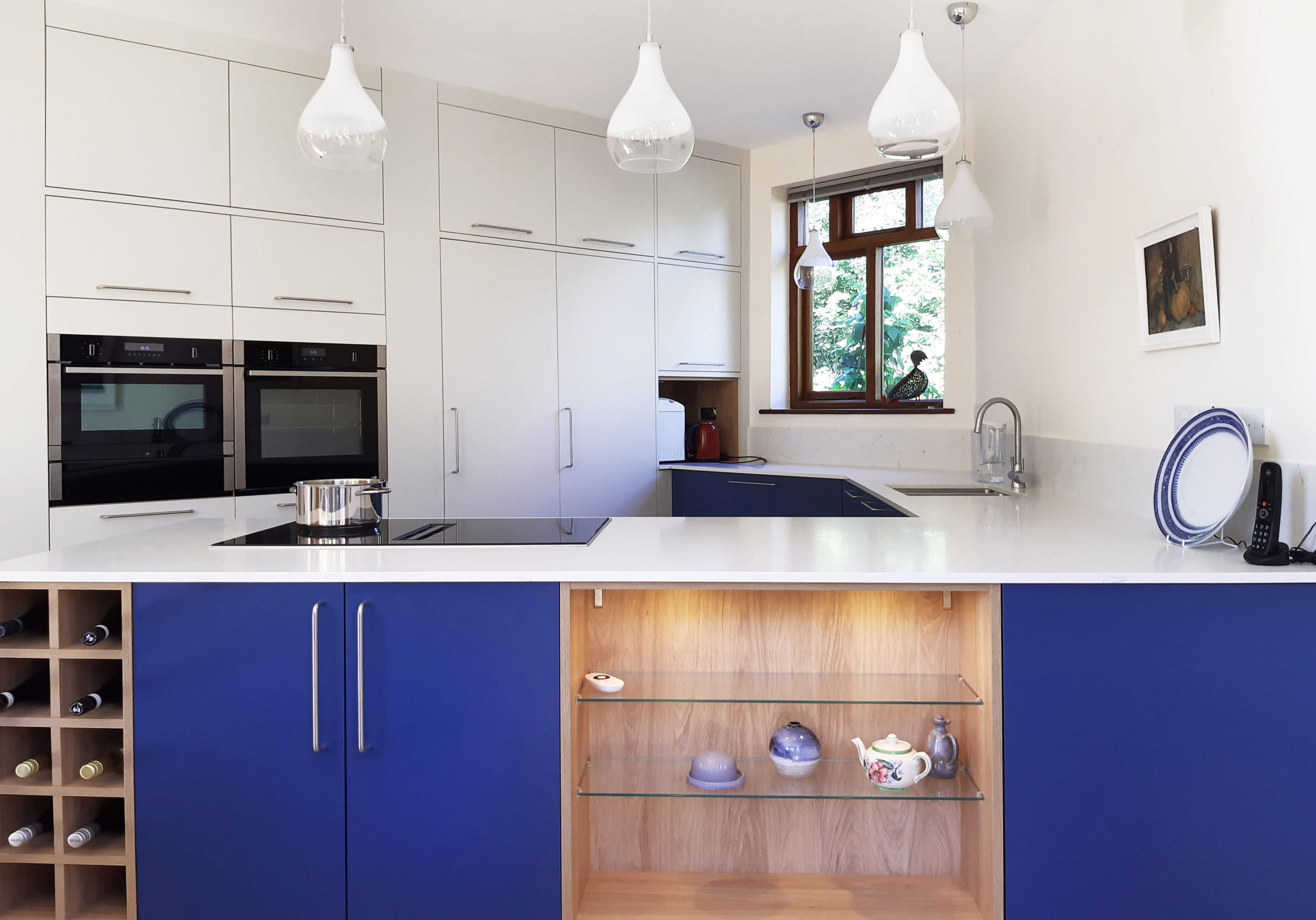 royal blue kitchen colour ideas st buryan