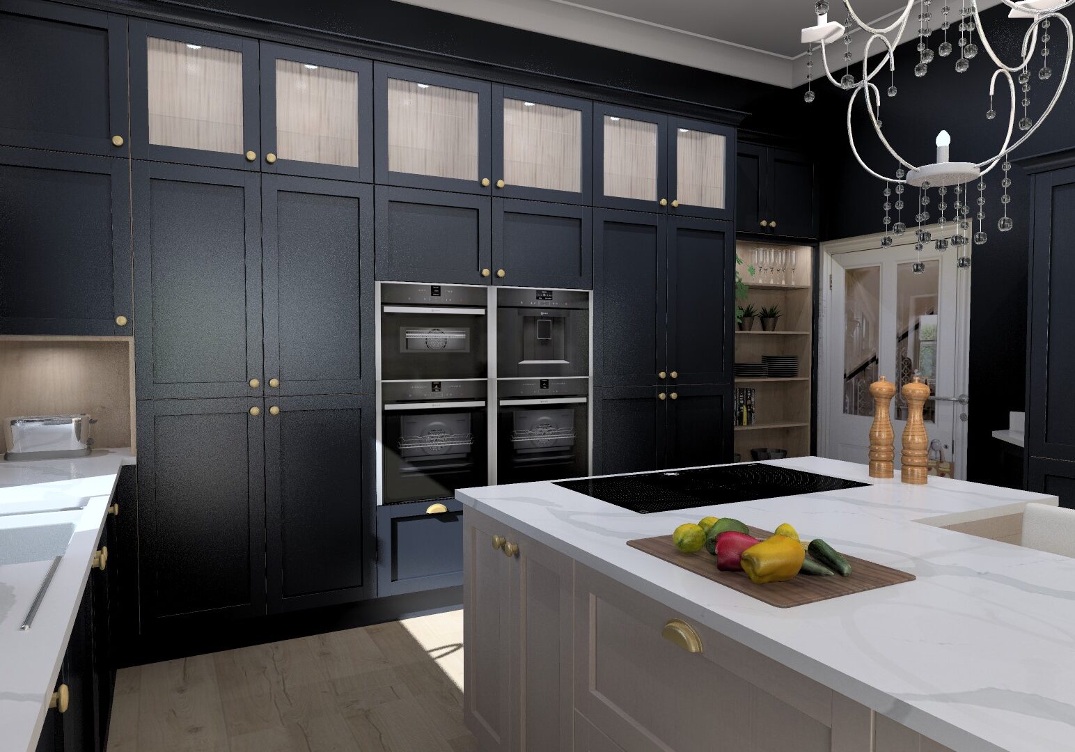 Bespoke Kitchens Now Kitchens 3D designs shaker style kitchen