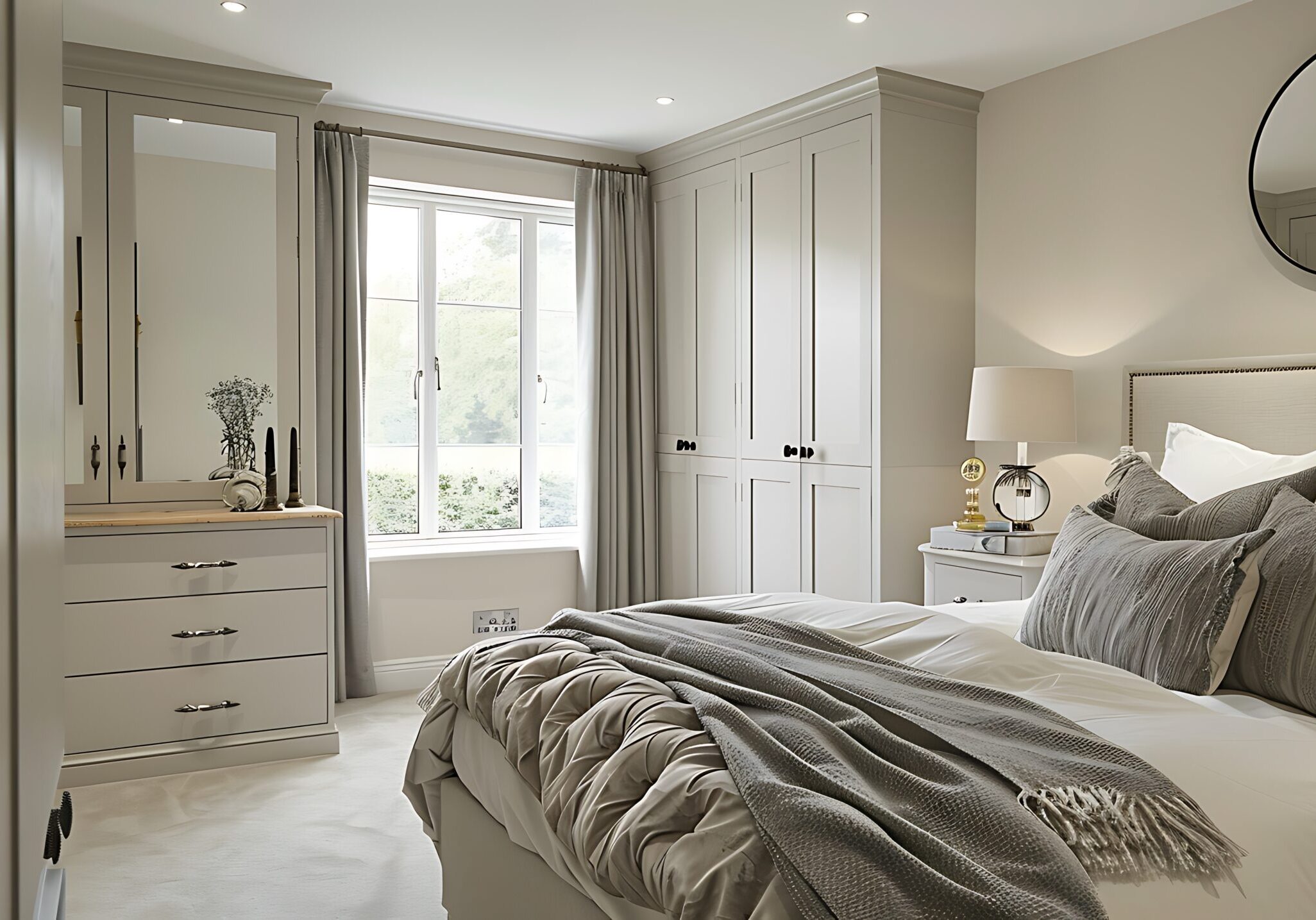 painted freestanding furniture storage solutions for small bedrooms