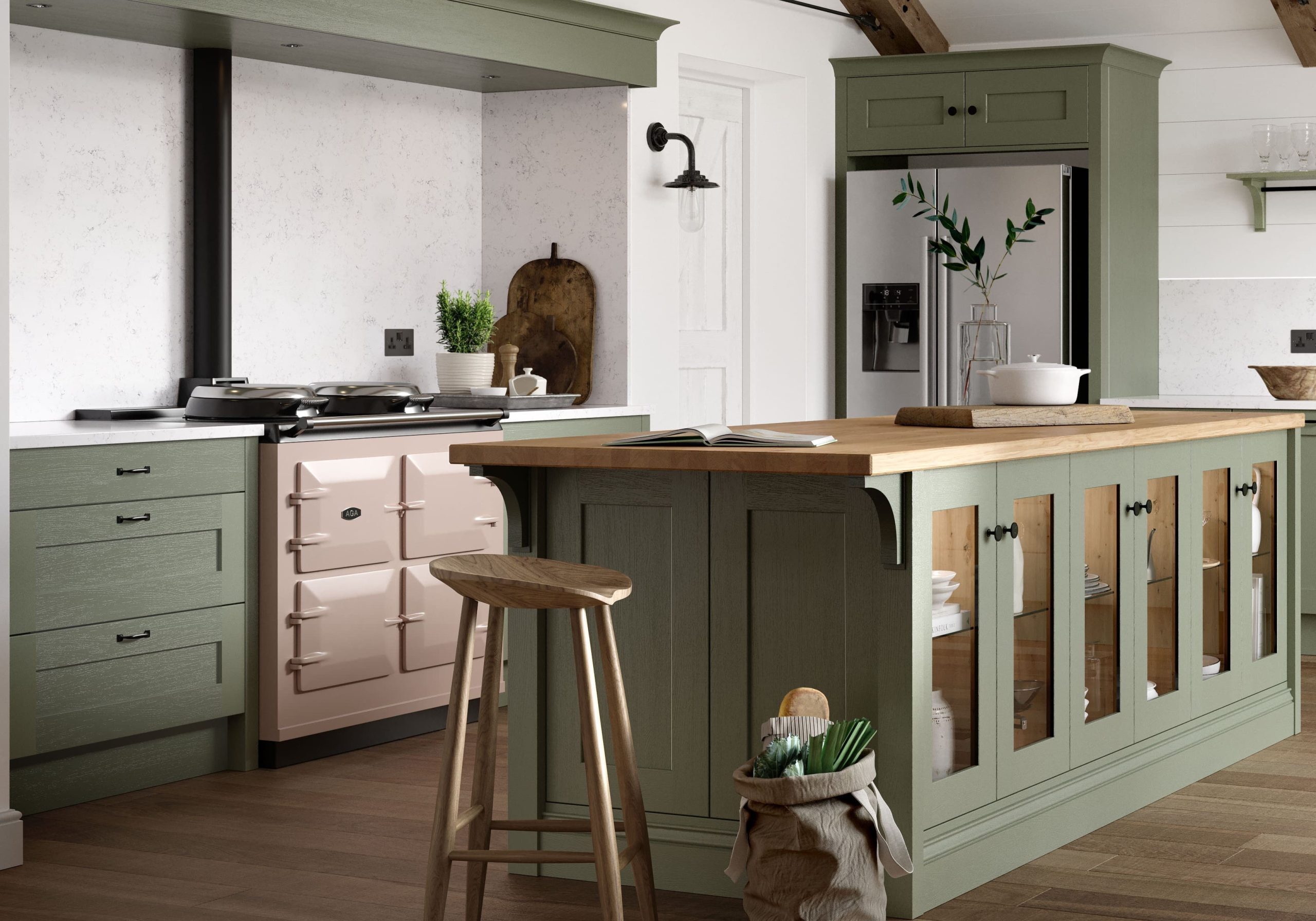 kitchen inspiration trad & shaker example middle image-min